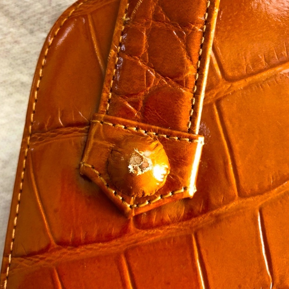 Nordstrom Leather Alligator Print Structured Bag - Picture 4 of 10